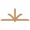 Ekena Millwork Redmond Smooth Timber Gable Bracket, Western Red Cedar, 96"W x 40"H x 3 1/2"D x 5 1/2"F, 10/12 Pitch GBW096X40X0406RED00SWR - alternate 1